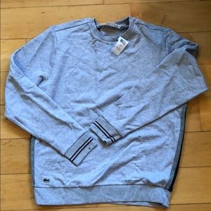 NWT! Lacoste Crew Neck Sweatshirt